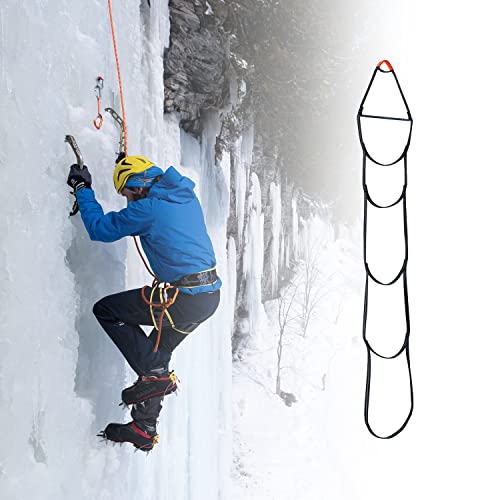 KAILAS Climbing Aider Hunting Webbing Rope Ladder Tree Stand Steps Rock Foot Ascender Loop Lightweight 5 Step - size: 【Etrier 2】 5 Step