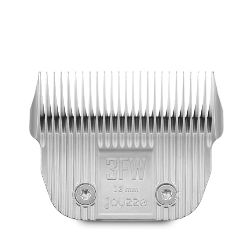 Raptor/Falcon Series A Wide Blade - Professional Grade Dog Clipper Grooming Blade, Detachable, Replacement Blades - Stainless Steel, Coated Ceramic,(A Series #3FW) - size: 3FW (13 mm)