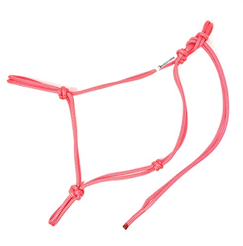 Soft 2 Knot Horse Halter - color: Pink, size: Small