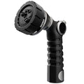 RESTMO Heavy Duty Hose Nozzle, Metal Garden Water Hose Sprayer | 7 Watering Patterns, Thumb Control, On Off Valve, Leak Proof Nozzle Sprayer for Watering Plants, Car & Pet Washing, Silver - color: Silver
