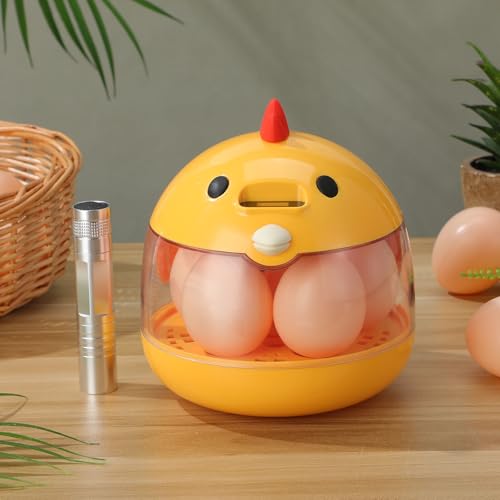 HANABASS Small Egg Incubator with Automatic Temperature and Humidity Control Portable Bird Incubator for Quail Chicken Parrots Ideal for Home and Farm Hatching