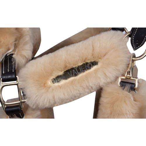 Dura-Tech Premier Saratoga Padded Leather Halter for Horses | Soft Buffalo Leather with Adjustable Fit & Padded Comfort - size: Cob