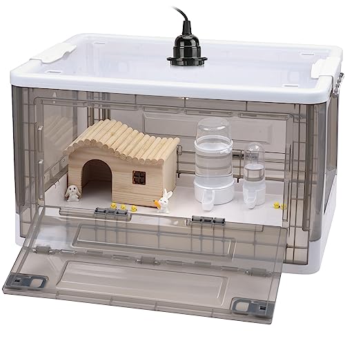 Chick Brooder,Brooder Box for Chicks,Brooder Heater Warms up to 15 Chicks (20″x14″x12″)
