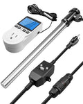Immersion Water Heater 1500W Titanium Rod with Digital Controller Sensor | Corrosion Resistant Alloy, Precise Regulation, Overload Protection, Simple Setup, Durable Structure