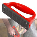 Mini Hoof Rasp for Horses, Farrier Rasp for Goat Feet Hooves,Ergonomic Grip | Carbon Steel Portable Hoof Trimming Tool, Removes Excess Hoof and Smooths Rough Edges for Foals, Goats, Ponies & Donkeys