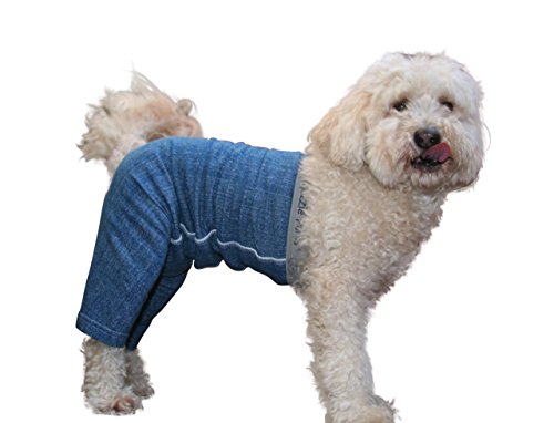 Original Dog Pants, E-Collar Alternative, Dog Pajamas, Dog Diaper X-Large Dog, Blue - color: Blue, size: X-Large