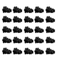 25-Pack Screw-Tight Electric Fence Round Post Insulators, Black | Wire Holding ·Two-Piece Design · Fits Round Posts · For Wire & Polywire - color: Black