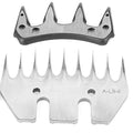 Stainless Steel Sheep Clippers Blade High Hardness Replacement Shearing Cutter for Sheep Goat Animal Grooming with 9T 13T Straight Curved Blade Options (9-Tooth Straight (+ oscillating - size: 9-tooth straight blade (+ oscillating blade)