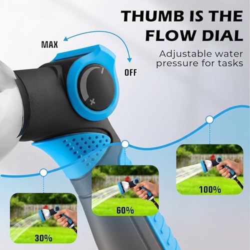 Garden Hose Nozzle High Pressure Leak Proof Spray Water Hose Nozzle Sprayer