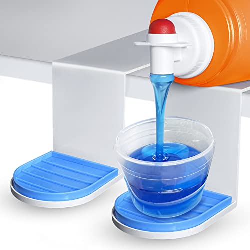 Simplation [2 Pack] Laundry Detergent Cup Holder, Detergent Drip Catcher | (Slide Style) No More Mess or Leaks, Laundry Detergent Cup Holder, Drip Catcher - style: Slide Style