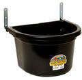 Little Giant® Plastic Fence Feeder | Pig Feeder | Clip On Fence Feeder | Mountable Feed Bucket | 20 Quarts | Black - color: Black, size: 20 Quarts