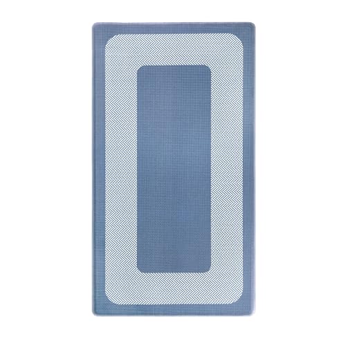Chef Gear Hettie Anti Fatigue Cushioned Kitchen Mat 18"x32" Blue - color: Blue, size: 32"L x 18"W x 0.3"Th
