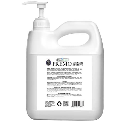 Premo Guard Bed Bug, Mite & Lice Natural Laundry Detergent Additive - size: 128 Fl Oz (Pack of 1)
