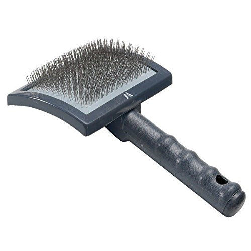Slicker Brushes for Dog Grooming Professionals Curved Plastic Tool - Choose Size(Large) - size: Large