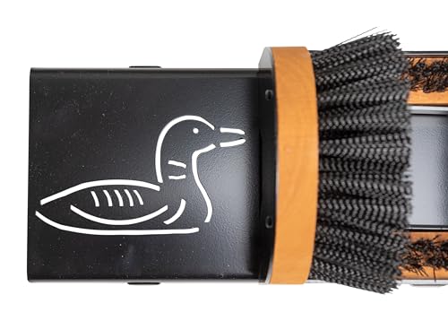 Original Shoe Cleaner Brush with Portable Base, Loon Design | American Made, No Mounting Needed - style: Loon