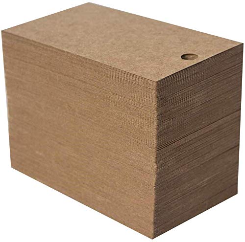800 Pack Earring Cards - Brown Cards for Earring Display - Hanging Earrings - 2 x 3.5 Inches - Brown (Bulk Pack of 800) - color: 800 PACK