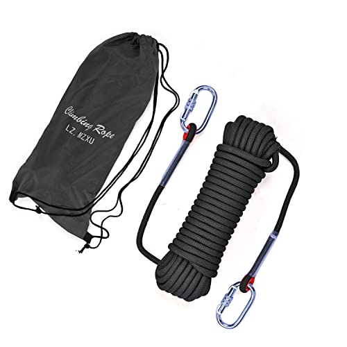 Climbing Rope, Rappelling Rope - color: Black, size: 32FT