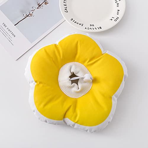 POPETPOP Cat Neck Cone Waterproof Pet Elizabethan Collar Flower Shape Recovery Collar for Anti-Bite and Anti-Lick After Surgery Lightweight Washable Cat for Cats and Kittens