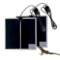 Reptile Heating Mat, 2PCS Reptile Heating Pad with Temperature Adjustment for Reptiles Tortoise Snakes Lizard Gecko Hermit Crab Amphibians - Removable Terrarium Heat Mats(14W, 11x11 inches) - size: 2PCS,14W