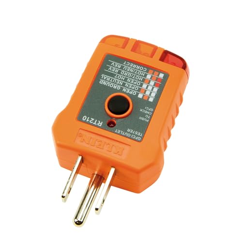 Klein Tools 80025 Outlet Tester Kit with GFCI Tester and Non-Contact Voltage Test Pen, 2-Piece