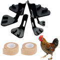 6-Pack Chicken Splint for Broken Feet & Curled Toes | Prosthetic Leg Splints for Hens, Roosters & Chicks | Bumble Foot Treatment Kit with Toe Separator & Bandage