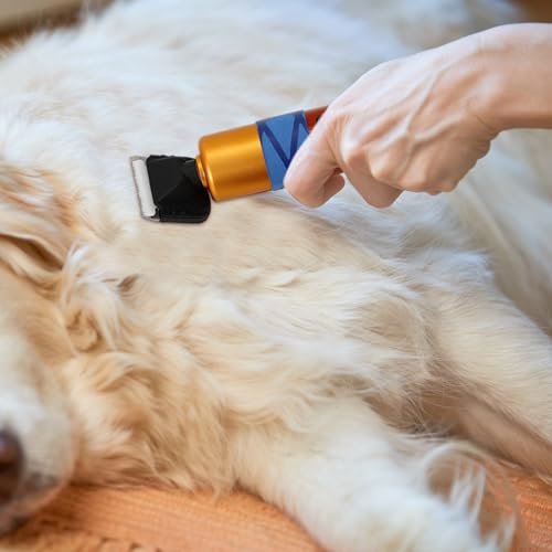 Pet Grooming Clippers 36W, Sheep Shears, with Plug & Blades Electric Clippers, Grooming Clippers for Dogs Cat Goat Alpaca, Angora Rabbits, Low Noise ≤ 60db, Heavy-Duty Hair Trimmer Kit