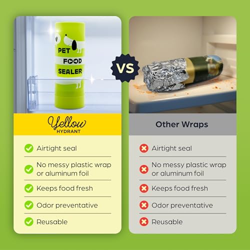 The Original Dog Food Loaf Storage Container - Patent Pending Reusable Airtight Can Cover Pet Food Sealer - Keeps Dog Food Can Fresh in the Fridge, Eliminates Odor - color: Loaf - 1 pack