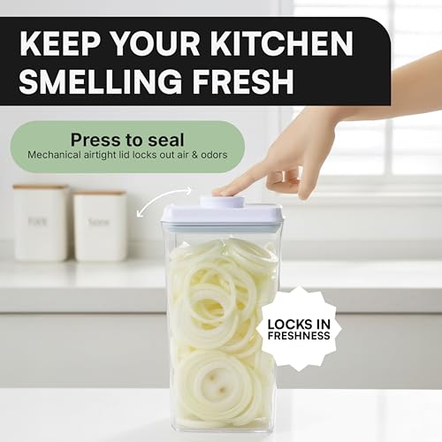 Bop Top Airtight Food Storage Containers | Pop-Top Lid | 13.5 Cups / 108 Oz | kitchen canister set, for flour, sugar, snacks, pasta, baking - color: Single: 108 oz