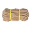 Natural Jute Rope, Heavy Duty Thick Rope, 1/2 in x 100 ft | For indoor and outdoor crafts, nautical rope decor, railings, hammocks, swings, gardening and tug of war - size: 1/2 in x 100 ft