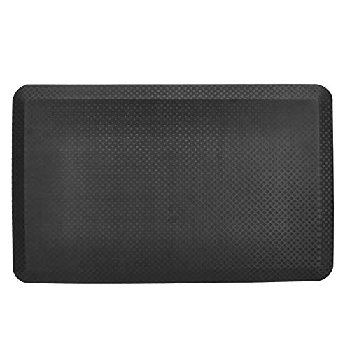 Amazon Basics 3/4" Rectangular Durable Anti-Fatigue Supportive Comfort Standing Mat, 32" x 20", Black