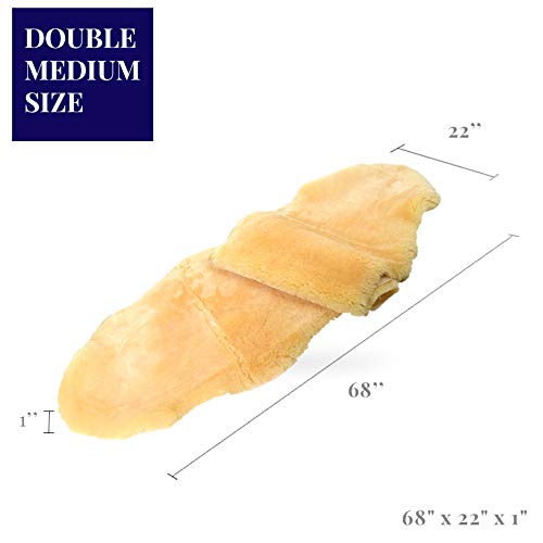 Medical Sheepskin Pelt - Double Medium - size: 2X-Medium (1 Count))