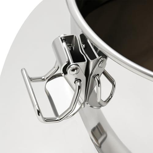 DYNAMI 20Gal 304 Stainless Steel Milk Can with Sealed Lid and Handles,Anti-Leak Liquid Storage Barrel,Food Grade Container for Milk, Liquid,Solid Storage and Transport,Large Opening for Easy Cleaning - size: 20Gal