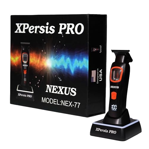 PRO Nexus Barber Hair Clipper and Trimmer for Men Vector Motor Dual Coil 9000 RPM Low Vibration