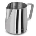 Saiveina Milk Frothing Pitcher, 12oz Milk Frother Cup Stainless Steel | Espresso Milk Pitcher, Milk Steamer Cup, Milk Jug, Milk Frother Pitcher, Milk Frothing Cup with Handle for Cappuccino Coffee - size: 12 Ounces (Jug)