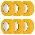 6 Pack Earth-Yellow Flagging Tape, Non-Adhesive Marking Tape, 1"*600ft | Plastic Ribbon Neon Marking Roll for Tree Marking, Hunting, Boundaries and Hazardous Areas,Trail Marking - color: Earth Yellow