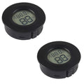 2PCS Mini Hygrometer Thermometer Electronic Digital Humidity Meter Gauge Monitor LCD Display Indoor Temperature Sensor with Fahrenheit Celsius