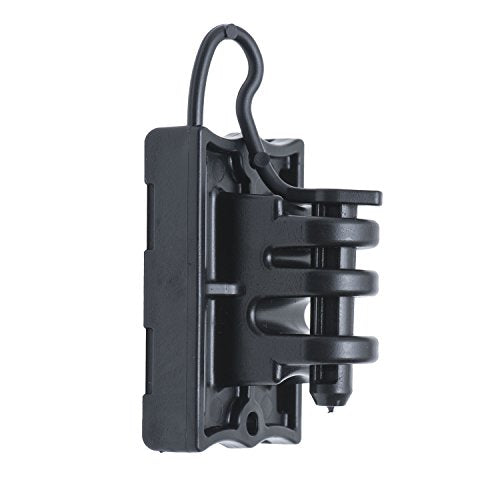Zareba T-Post Pin-Lock Insulators for Electric Fences - Black, 25 Pack, IWTPLB-Z - Includes 25 Insulators - Secure Hold, Easy to Release - size: 25 Pack