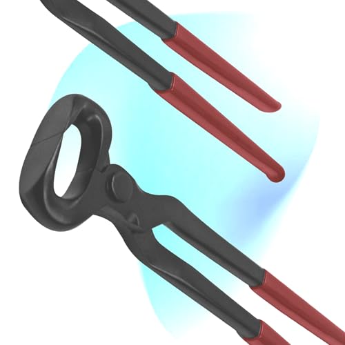 14" Vinyl Hoof Nipper, Carbon Steel & Chrome Vanadium Farrier Tool for Horses – Durable, Sharp & Rust-Resistant - size: 14"Vinyl Hoof Nipper