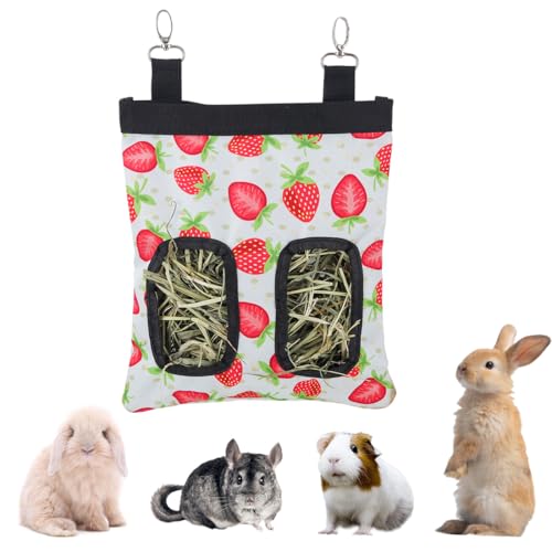 DZWLKJ Guinea Pig Hay Feeder, 600D Polyester, Rabbit Hay Feeder Bag, S -10"x 8"x 0.4", Guinea Pig, Chinchilla, Hamsters, Small Pets, 1 Pack, Lightweight - size: S -10"x 8"x 0.4"