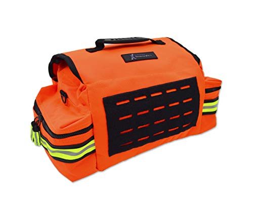 Lightning X Small EMT First Responder Bag w/Dividers - Florescent Orange - color: Orange