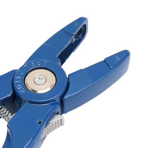 Livestock Ear Tag Applicator, 7.7 Metal Ear tag Pliers Cattle Ear Tagger, Practical Ear Tag Tool Clamp, Animal Tool for Cattle Sheep Pigs Cow Goat