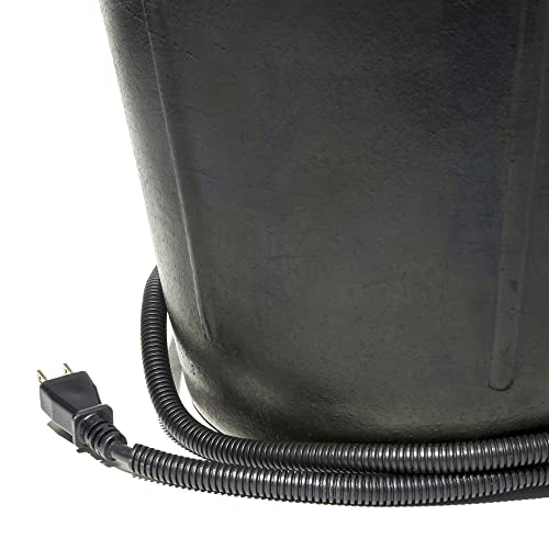 Farm Innovators FB-15R 4.5 Gallon Rubber 90 Watt Heated Bucket w/Built in Thermostat to Resist Cold (3 Pack) - color: 4.5 Gallon, size: 3 Pack