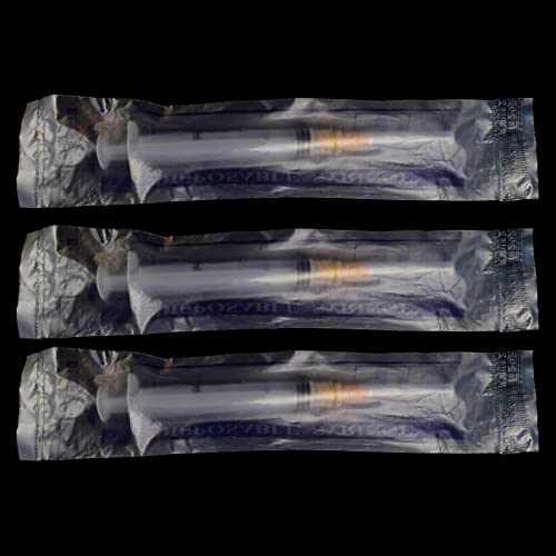 Gesanghua 100 Pack 2.5ml with 25 Gauge 1 Inch Luer Lock syring | Individually Wrapped - style: 2.5ML