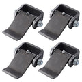 Weld on Trailer Hinges Greaseable Dump Trailer Trucks Gate Door Hinge | Strap Style Short Leaf, Pack of 4 - size: Pack of 4