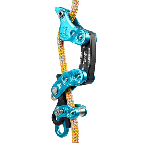 Notch Rope Runner Vertec Ultimate Climbing & Work Positioning Device-99703 | Tool-Free Adjustability, Midline Attachable, Use with Lines 11-12.9mm