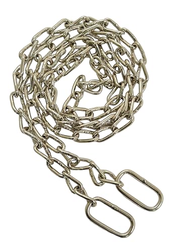Set of 3 Calving Chain and Handles | 60" Long Chain with 2 Handles | OB Chain and Handles Set | Calf Delivery Pulling Chains Legcatch - Stainless Steel