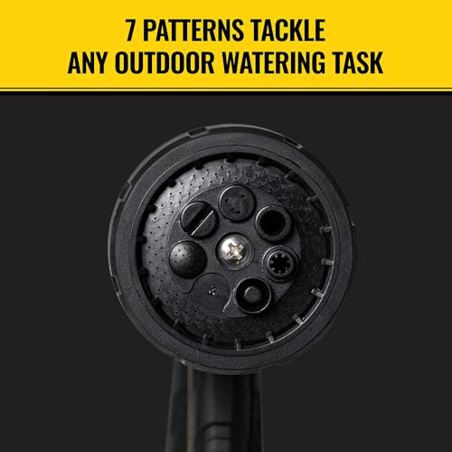 FATMAX 7-Pattern Professional Grade Front Trigger Garden Hose Watering Nozzle - BDS91929