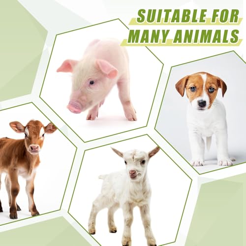 Threlaco 3 Pacifier Small Animal Milk Feeder 3 L/101.45oz Puppy Lamp Goat Milk Feeder Farm Water Bottle Dispenser Animal Drinking Equipment for Professional Breeding - size: 3 Size