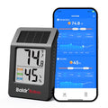 BaldrTherm Room Thermometer Indoor, Humidity Meter, 2026 Upgrade Bluetooth Thermometer with Privacy-Friendly Guest Mode | 250ft Coverage | Real-Time Alerts for Home, Office, Greenhouse - color: Black-1Pack