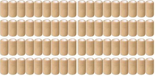 Treela 36 Pcs Self Adherent Bandage 4" X 5 Yard Wrap Breathable (Pack of 2) - color: Nude, size: 4" X 5 Yard (Pack of 2)